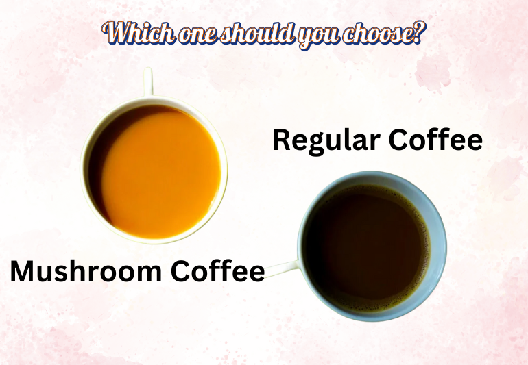 Mushroom coffee vs regular coffee